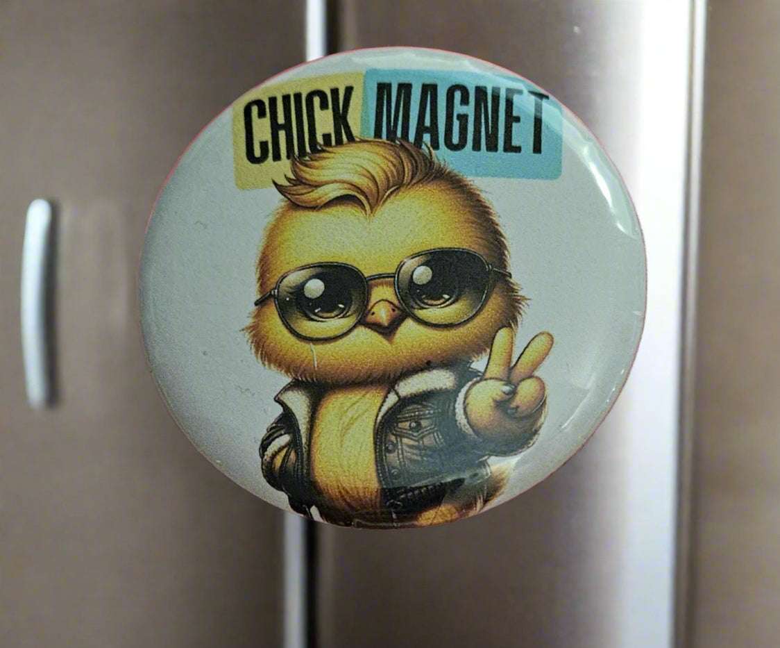 Chick Magnet 2.25" Magnetic Bottle Opener