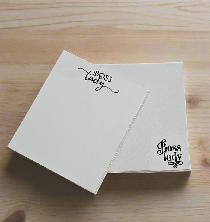 Boss Lady Notepad, 50 pages,4 pack