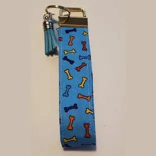 Dog Bone Wristlet Keychain My Simple Creations