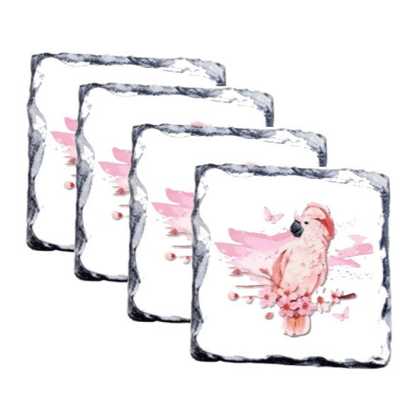 Flamingo Slate Coasters My Simple Creations