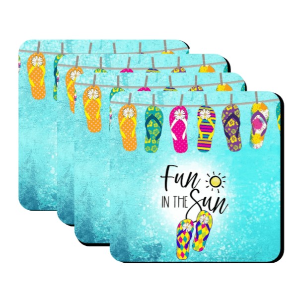 Fun in the Sun Drink Coasters My Simple Creations