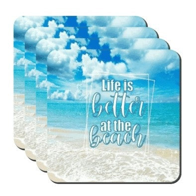 Life is Better Drink Coasters My Simple Creations