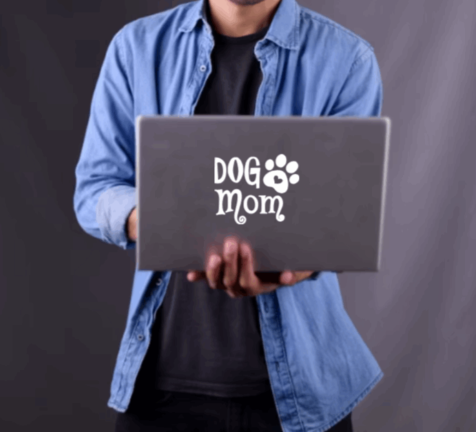 Dog Mom Vinyl Window Decal