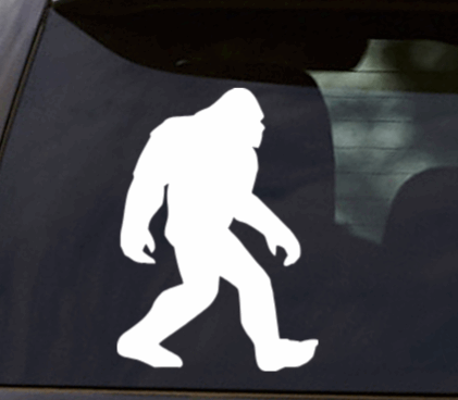 Sasquatch Vinyl Window Decal