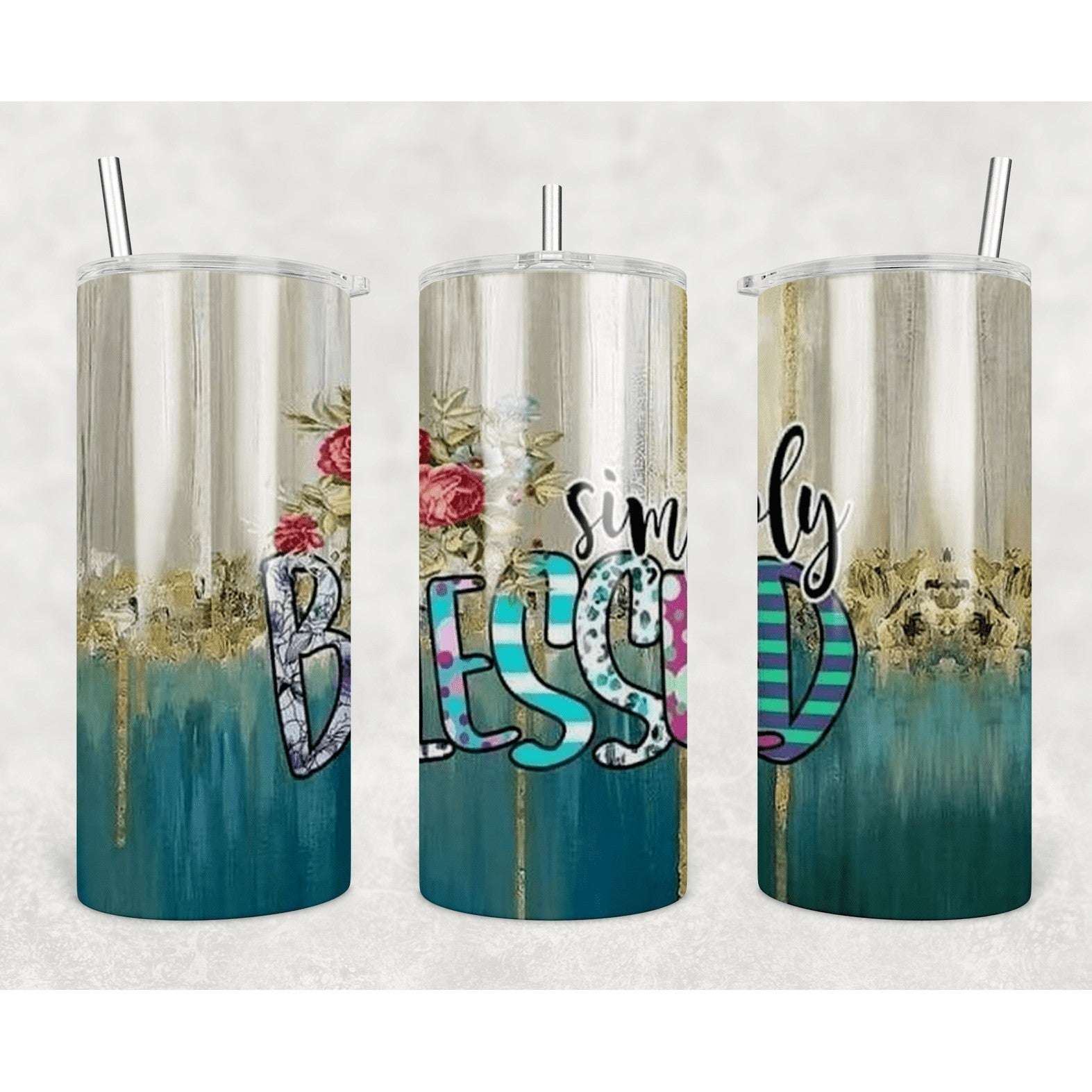 Simply Blessed Fatty Straight Tumbler My Simple Creations