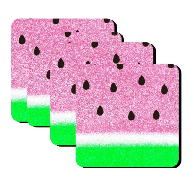 Watermelon Neoprene Drink Coasters My Simple Creations