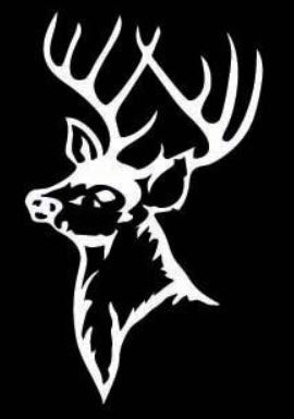Deer Vinyl Window Decal