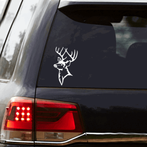 Deer Vinyl Window Decal