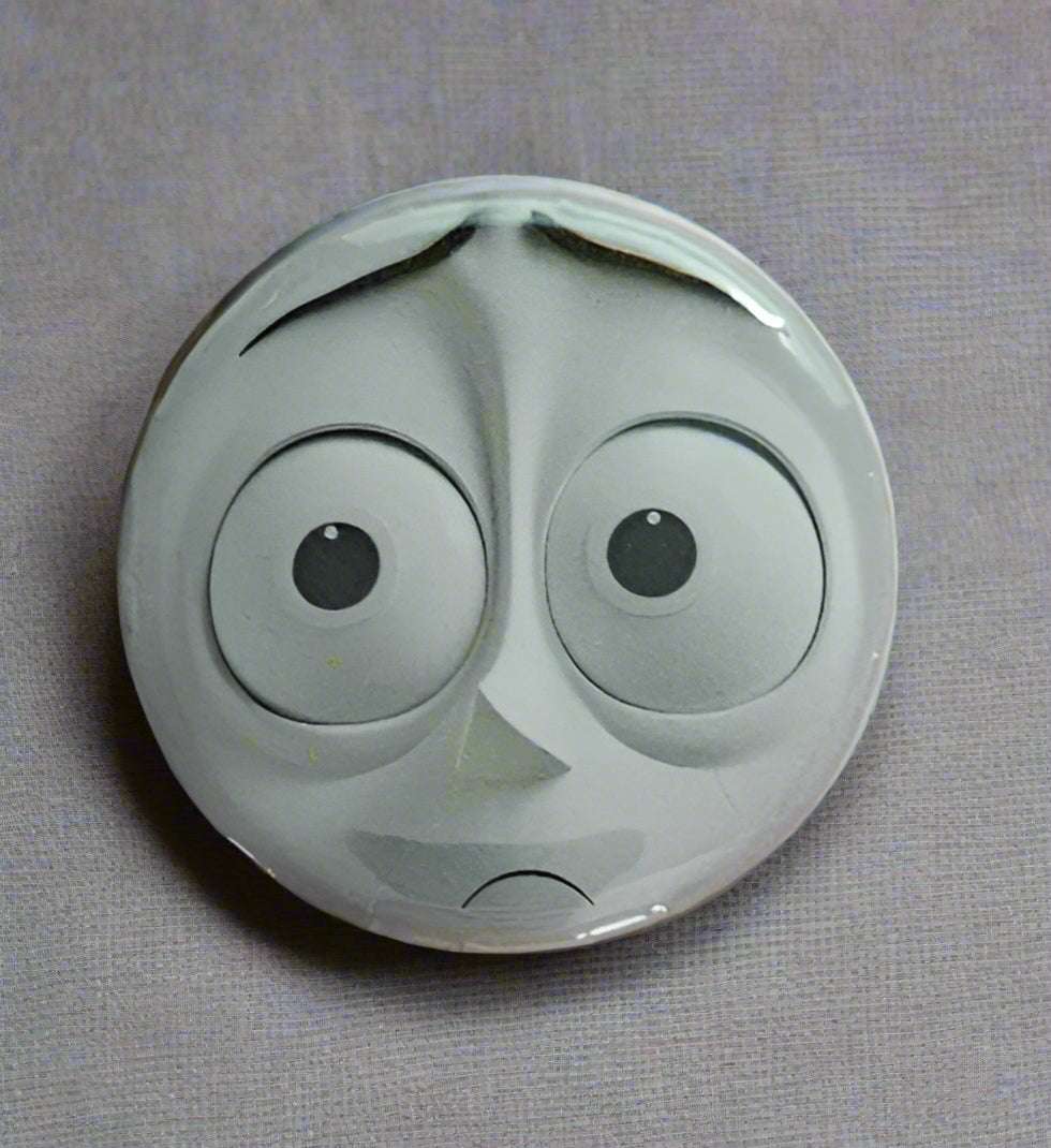 Funny Face 2.25" Novelty Button