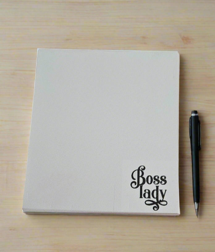 Boss Lady Notepad, 50 pages,4 pack