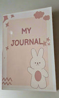 Fun Pink Journal, 5.5" x 8", 30# paper
