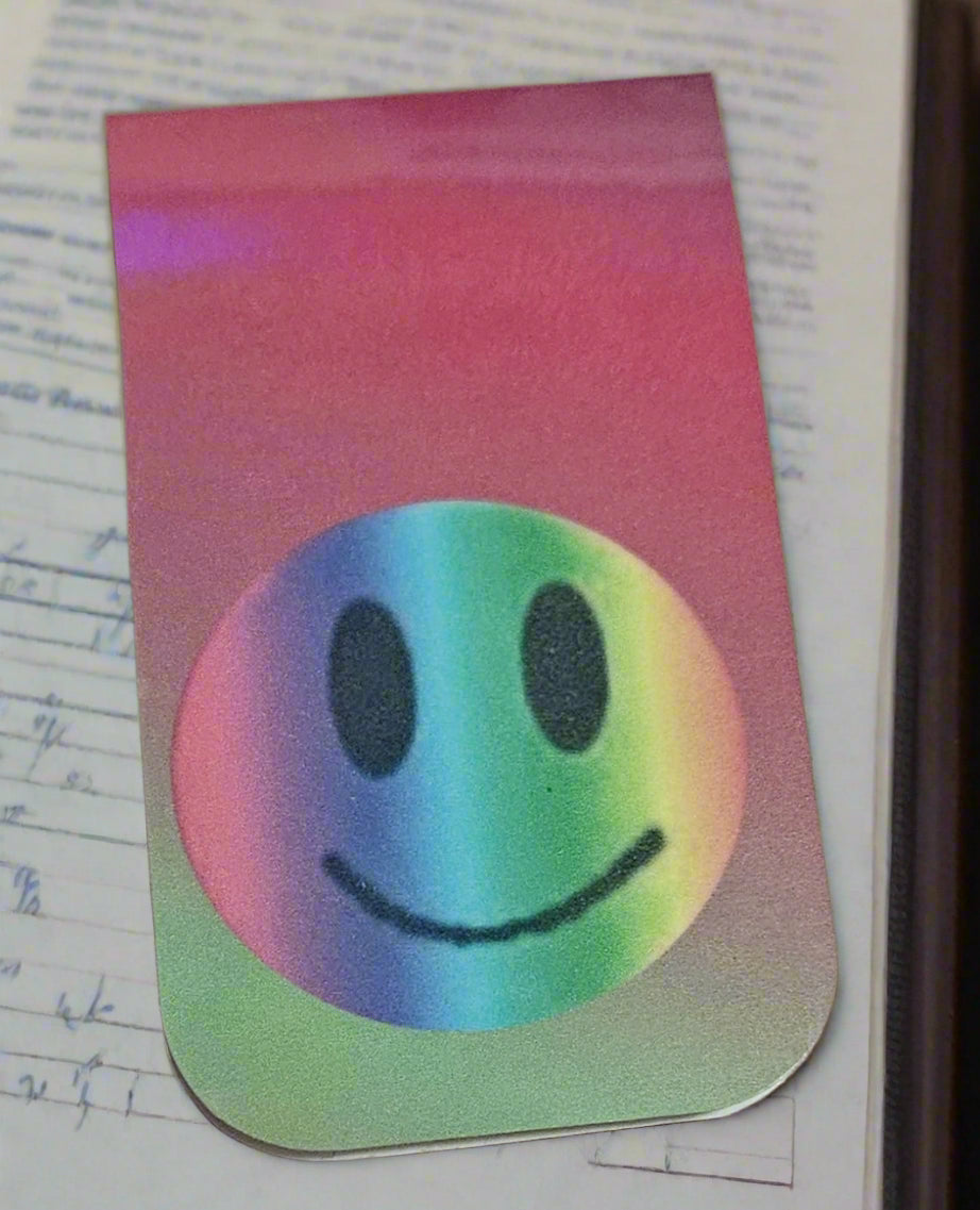 Smiley Face Notepad with Magnet and Bookmark