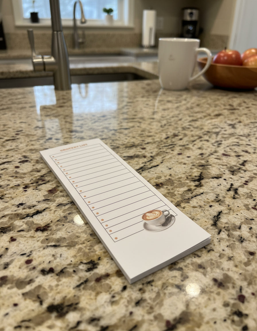 Potholder, Grocery List, kitchen utensils Gift Bag