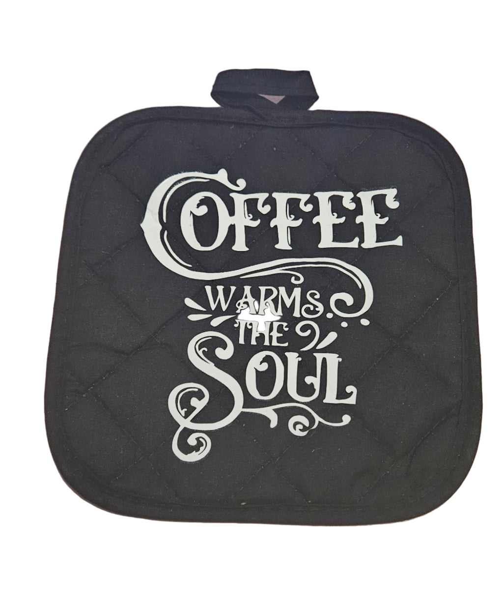 Potholder, Grocery List, kitchen utensils Gift Bag