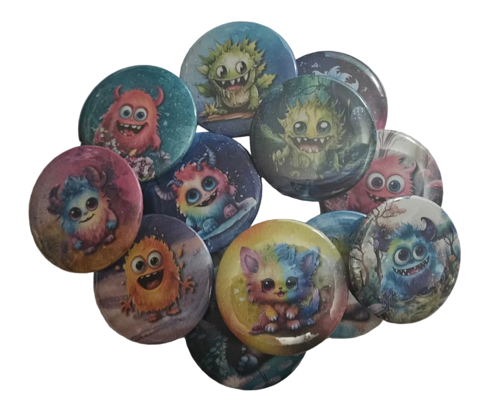 Monster Fun Buttons