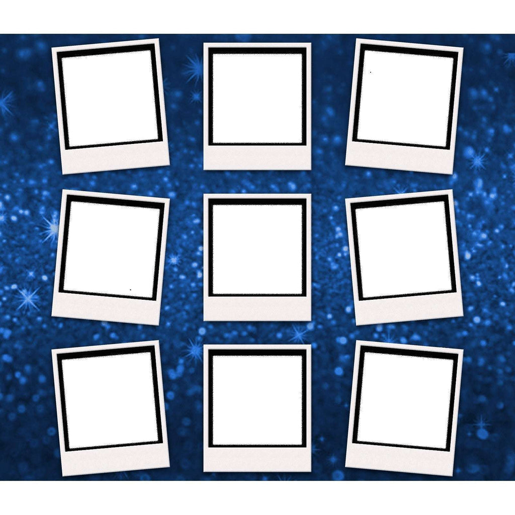 9 Frame Photo Collage Skinny Tumbler (Choose design) My Simple Creations 