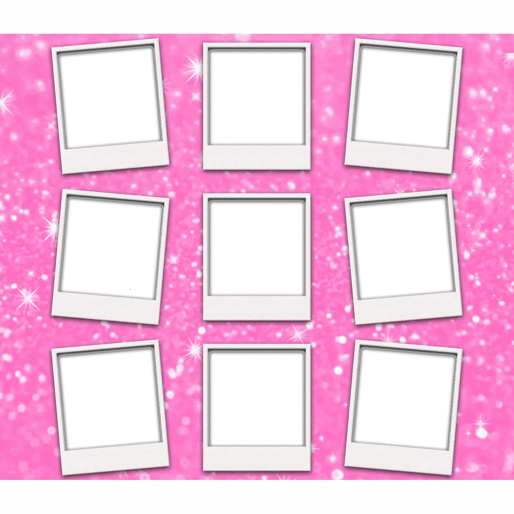 9 Frame Photo Collage Skinny Tumbler (Choose design) My Simple Creations 