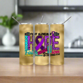 Alzheimer Awareness 20oz Skinny Tumbler My Simple Creations 