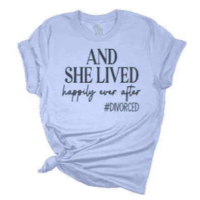 And She Lived Happily Ever After Tshirt My Simple Creations 