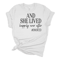 And She Lived Happily Ever After Tshirt My Simple Creations 