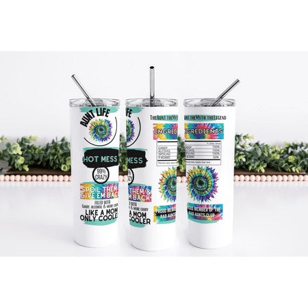Aunt Life Skinny Tumbler My Simple Creations 