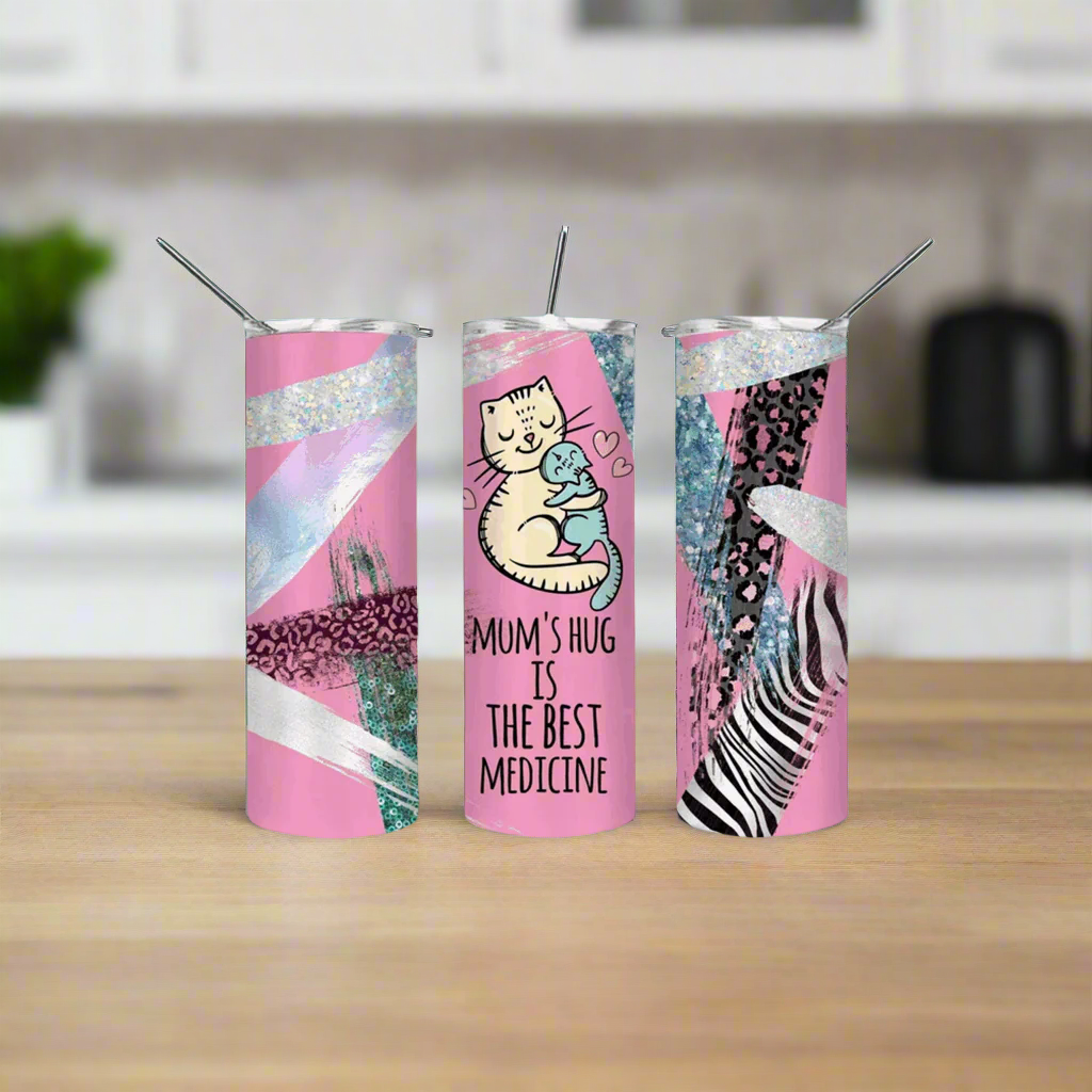 Best Mum Hugs Skinny Tumbler My Simple Creations 
