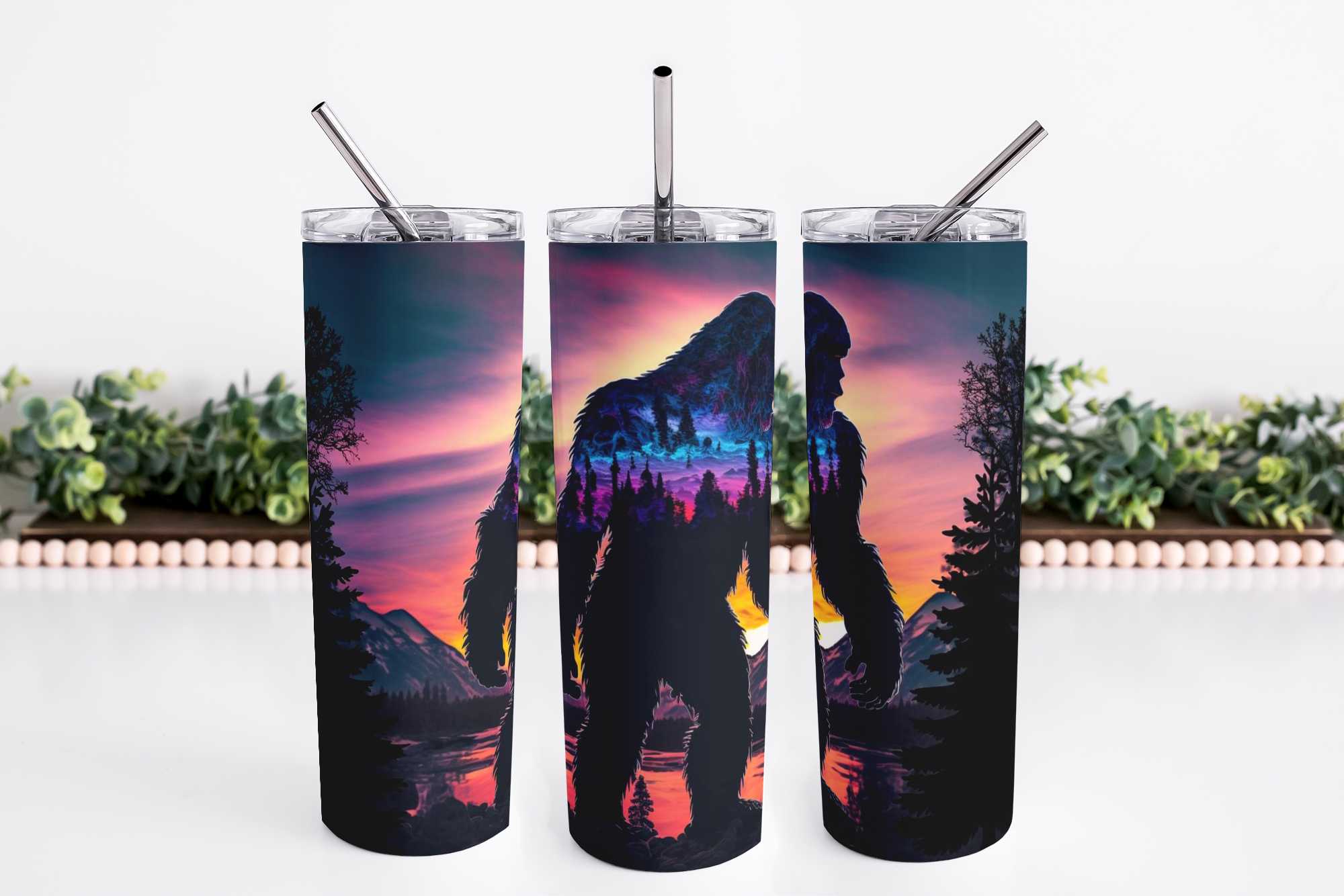 Big Foot 20oz Skinny Tumbler My Simple Creations 