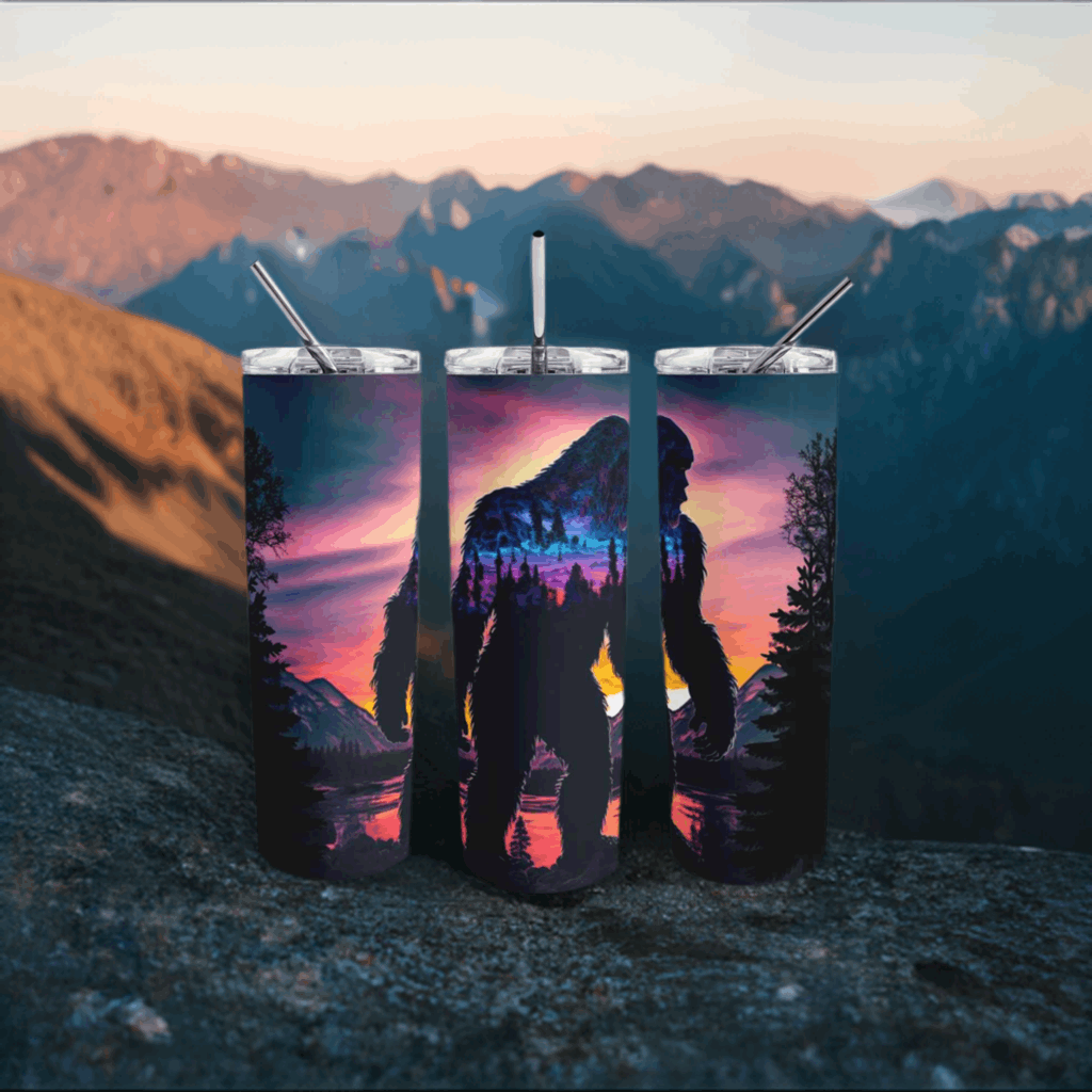 Big Foot 20oz Skinny Tumbler My Simple Creations 