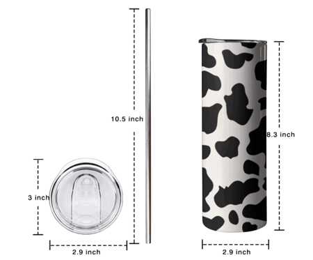 Big Foot 20oz Skinny Tumbler My Simple Creations 