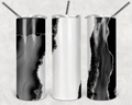 Black Marble 20oz Skinny Tumbler My Simple Creations 
