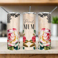 Blessed Mum Skinny Tumbler My Simple Creations 