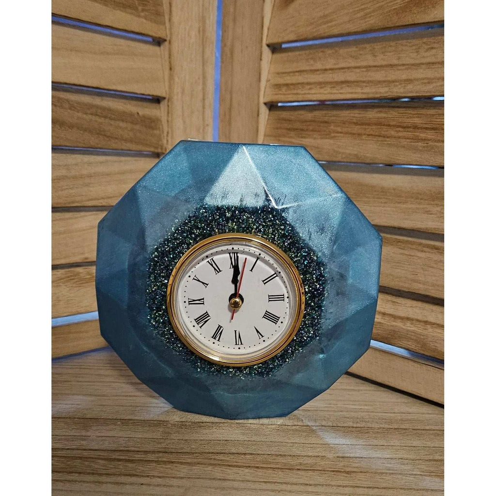 Blue Desk Clock My Simple Creations 