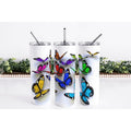 Butterflies Skinny Tumbler (TAPERED) My Simple Creations 