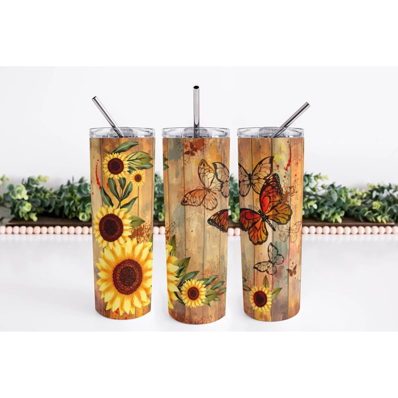 Butterfly 20oz Skinny Tumbler My Simple Creations 