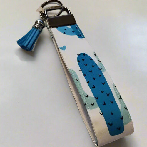 Cactus Wristlet Keychain My Simple Creations 