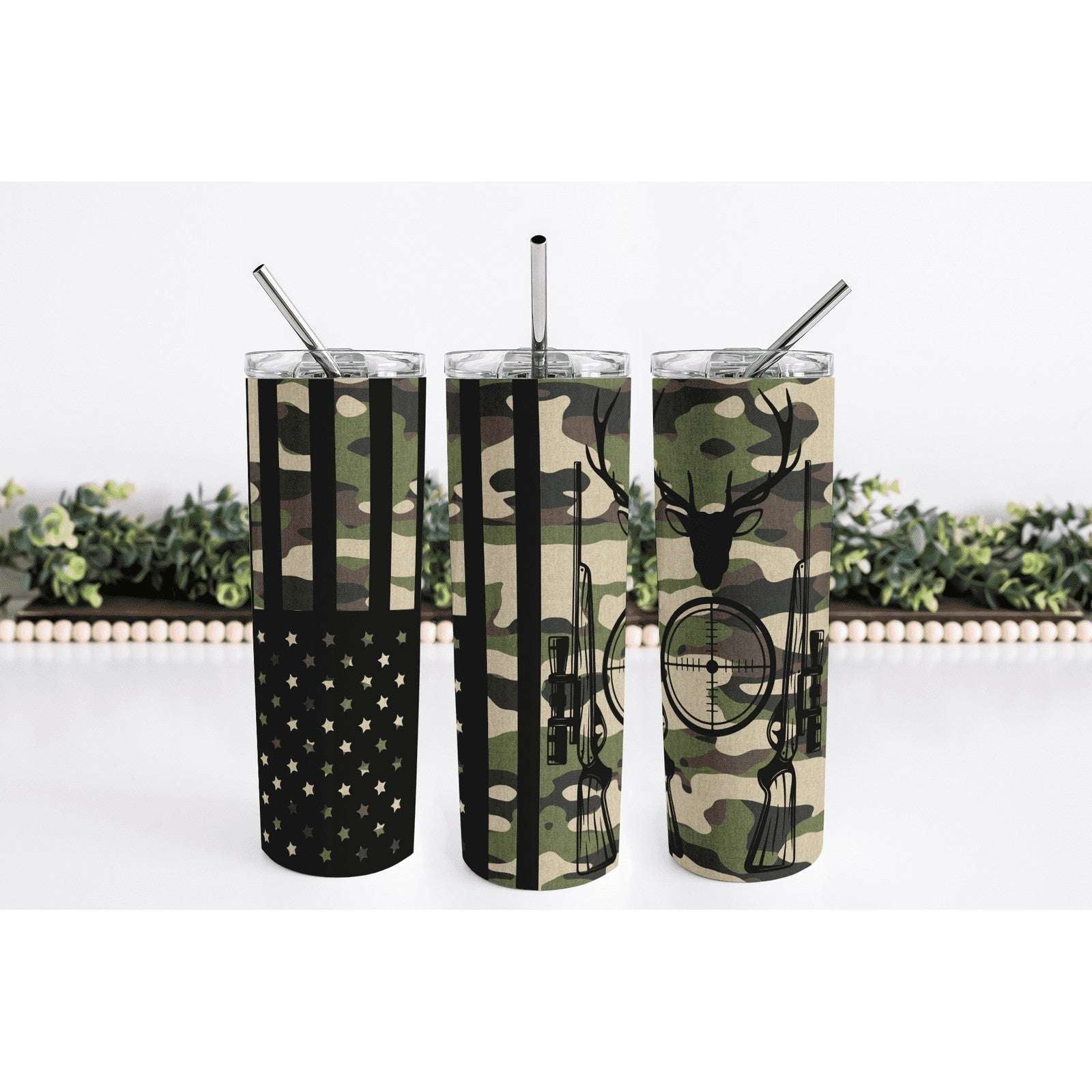 Camo Skinny Tumbler My Simple Creations 