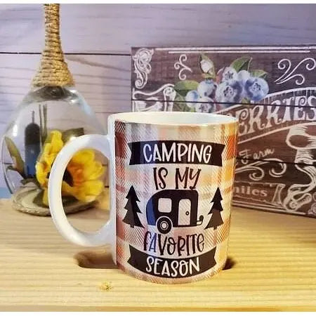 Camping Is My Favorite Season Coffee Mug My Simple Creations 