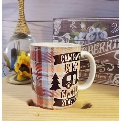 Camping Is My Favorite Season Coffee Mug My Simple Creations 