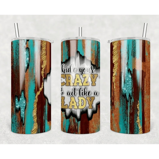 Crazy Lady Fatty Straight Tumbler My Simple Creations 