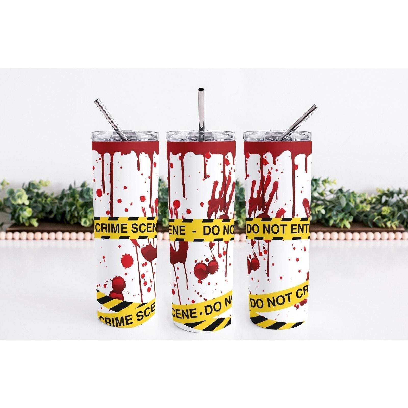 Crime Scene Skinny Tumbler My Simple Creations 