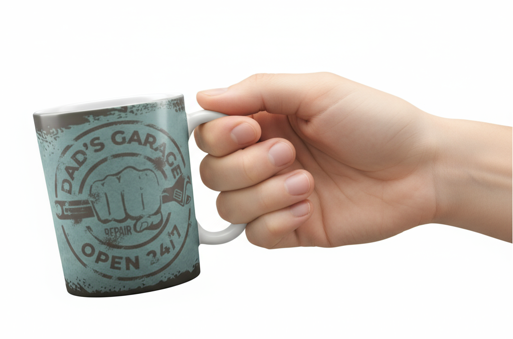 Dad's Garage Ceramic Coffee Mug 11 or 15oz