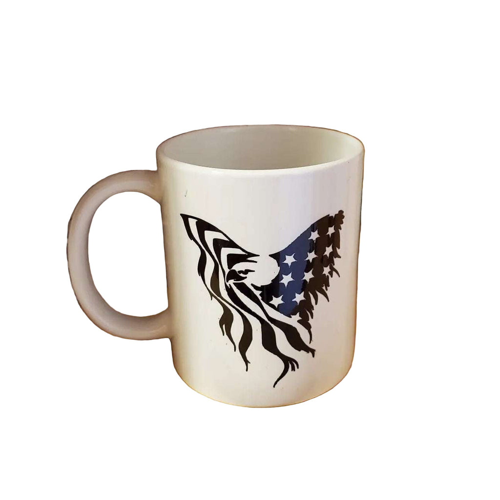 Distress Eagle/Flag Coffee Mug My Simple Creations 
