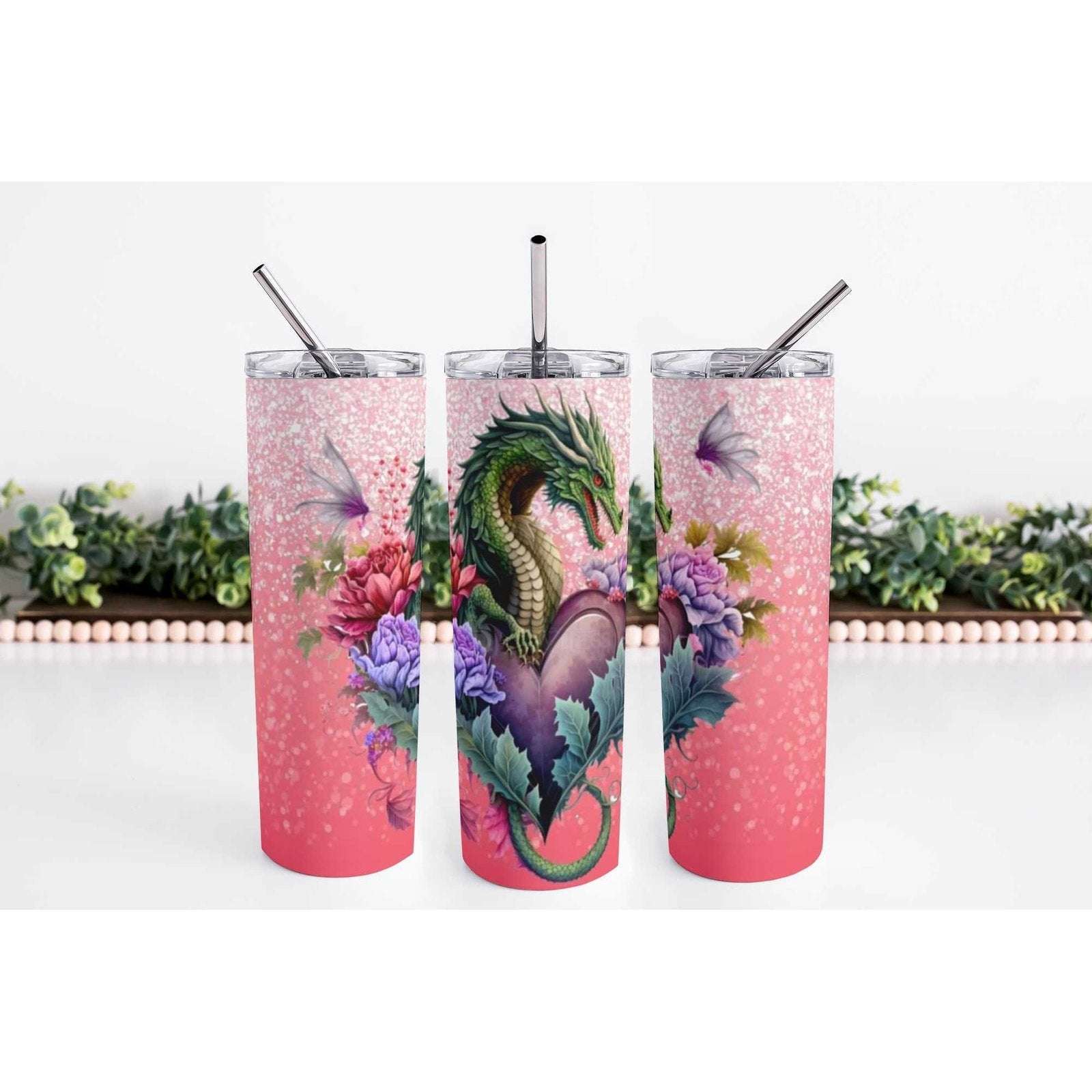 Dragon 20oz Skinny Tumbler My Simple Creations 