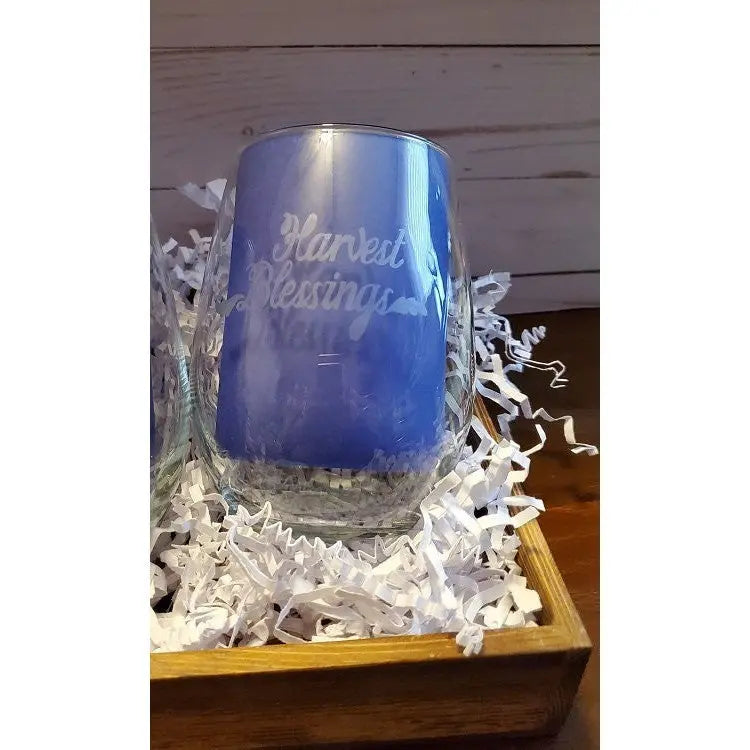 Etched Glass Tumbler Set My Simple Creations 