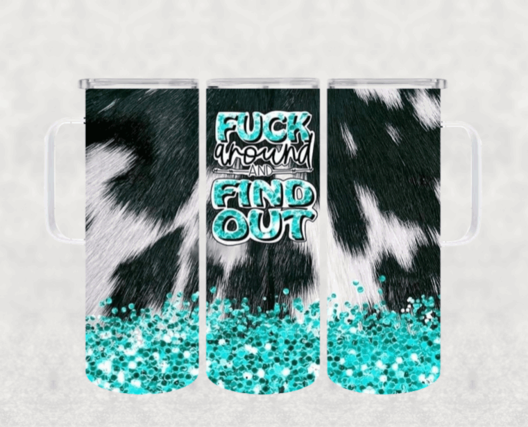 Find Out 20oz Skinny Tumbler with Handle My Simple Creations 