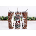 Football Mom 20oz  Skinny Tumbler My Simple Creations 