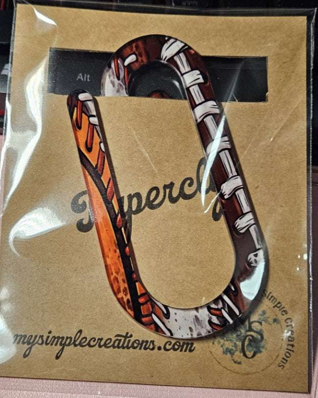 Acrylic Paperclip, Sports Themed
