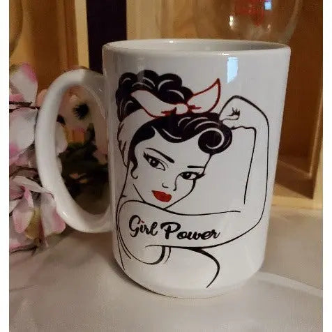 Girl Power/Fierce Coffee Mug My Simple Creations 