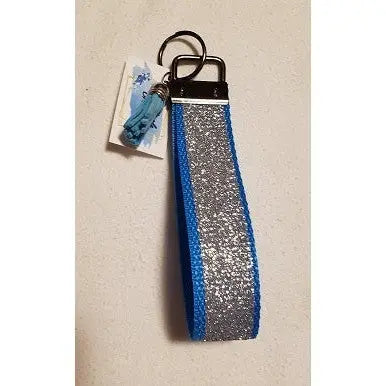 Glitter Nylon Wristlet Keychain (color choices) My Simple Creations 