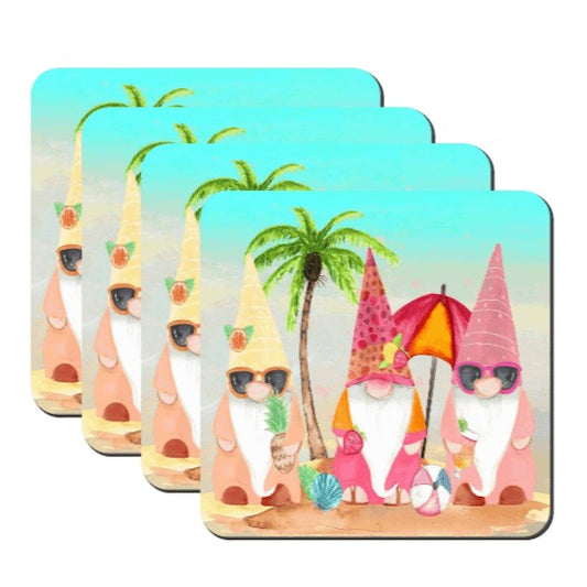 Gnome Summer Drink Coasters My Simple Creations 